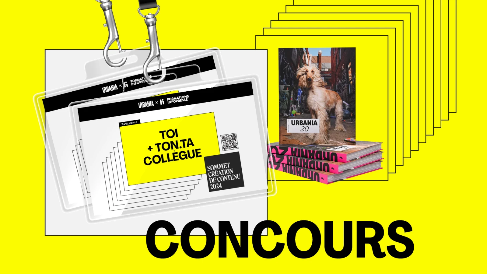 Gagnez une paire de billets pour le Sommet création de contenu & notre livre des 20 ans!