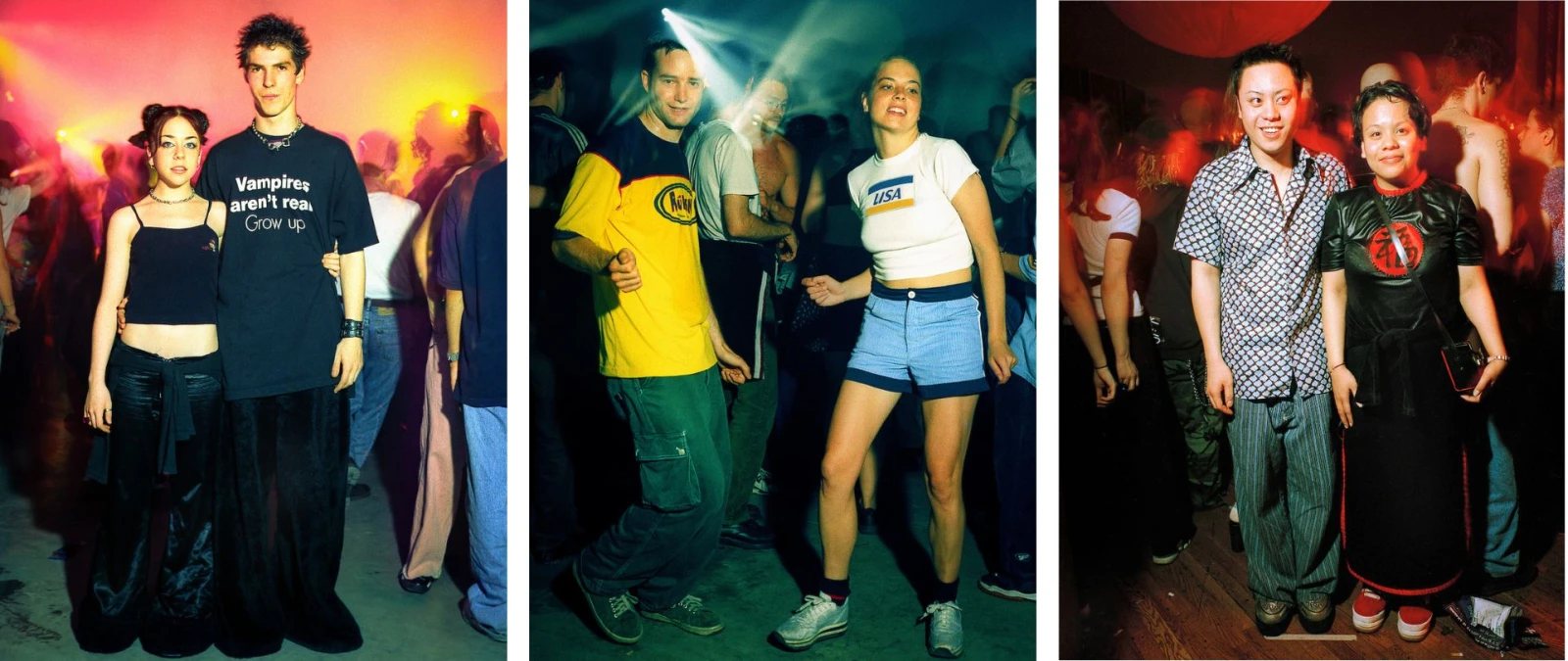 Photographies de Caroline Hayeur extraite du corpus de « Rituel festif – Portraits de la scène rave à Montréal », 1996-1997 (exposition et publication).