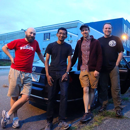 Zaak Robichaud, Kris Samraj, Glen Leavitt et Ty Reidenbaugh (Photo : Ty Reidenbaugh)