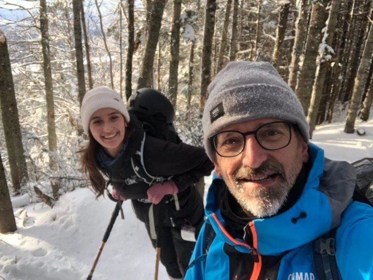 Jade et son père, Patrice.