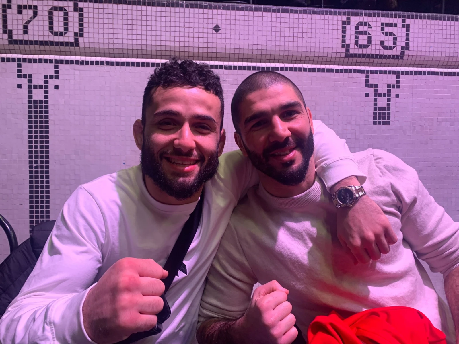 Xavier Alaoui et Aiemann Zahabi, les commentateurs de la soirée.