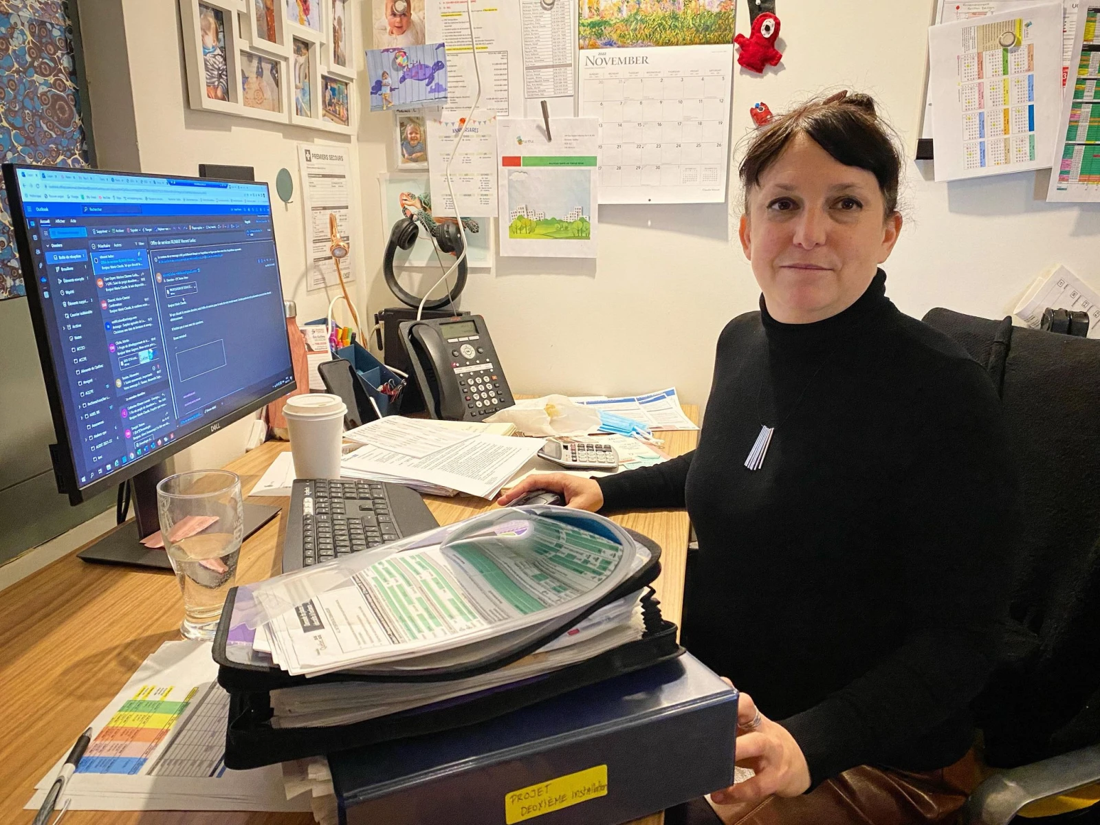 La directrice du CPE Tortue Têtue Marie-Claude Gagnon.