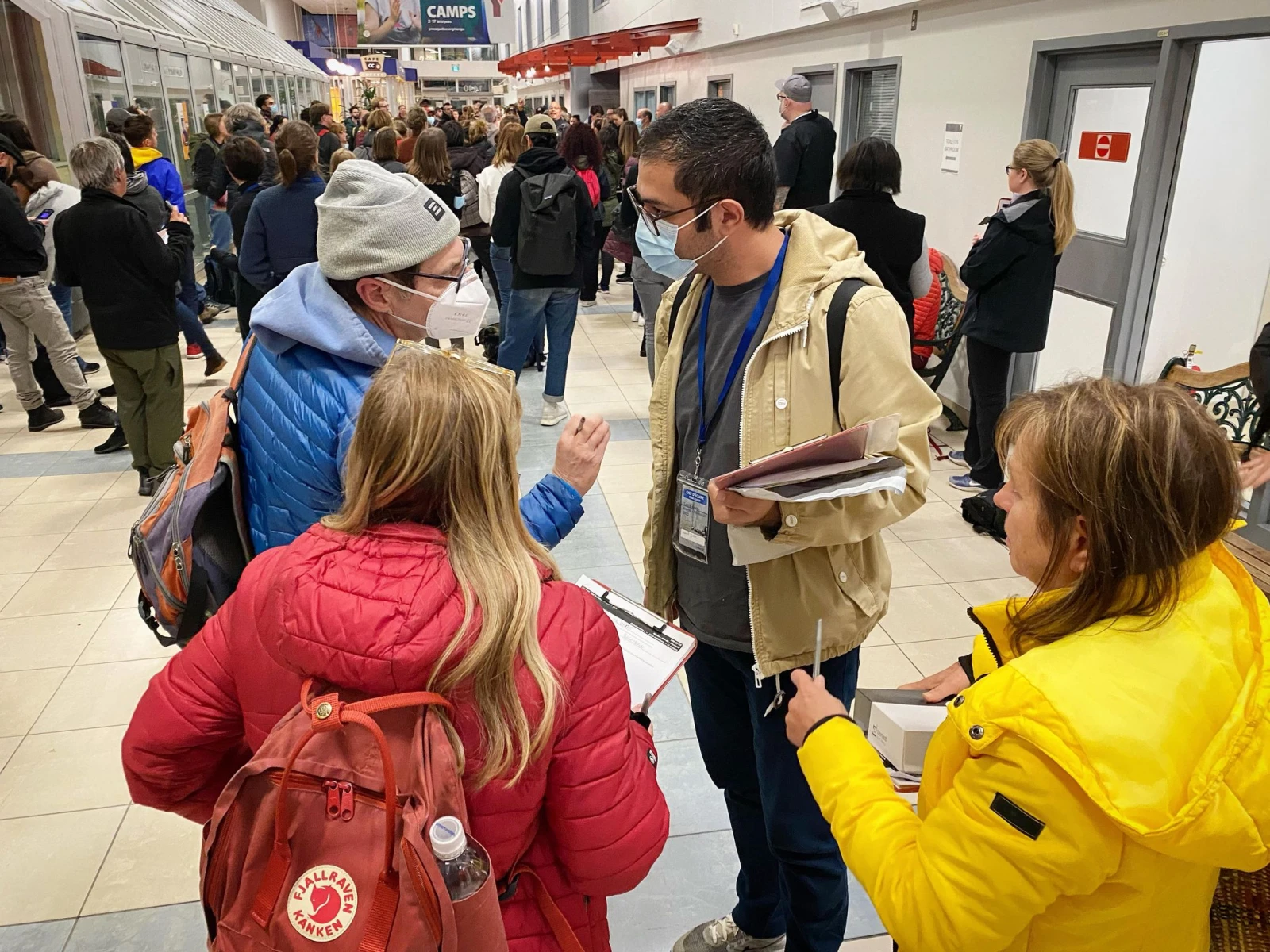 Paul, France, Sylvie et Hamid: bénévoles pour le dénombrement.