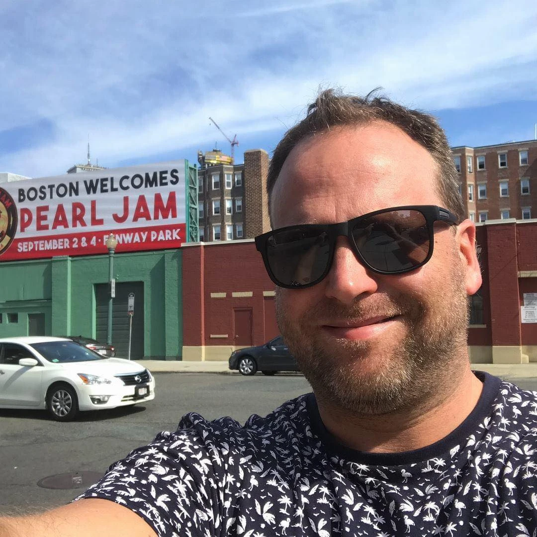 Pearl Jam à Boston.