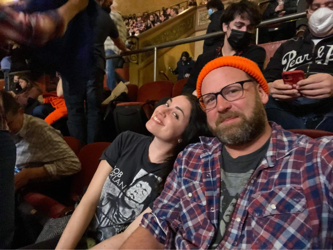 Eddie Vedder à New York avec Gab.