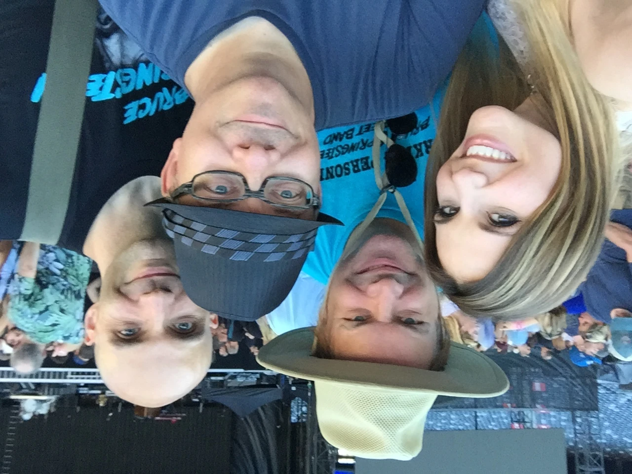 Stéphane, Rezzo, Annie-Soleil et Pascal à Bruce au New Jersey.