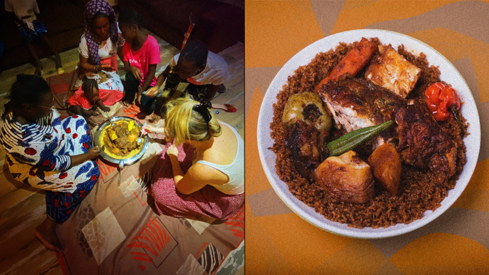 La Tamkharit marque le début de l’année musulmane. Pour l’occasion, Émilie a été invitée par sa collègue, Ndeye Fatou Ndiaye, à manger avec sa famille un couscous traditionnel, fait de couscous de mil enrichi de petites boulettes de viande, de raisins secs, de haricots blancs et d’une sauce tomate à la viande.