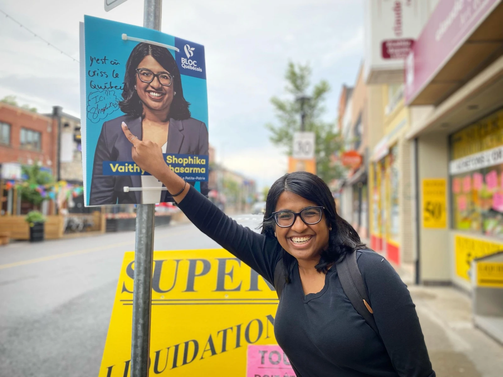 Shophika Vaithyanathasarma répond aux vandales