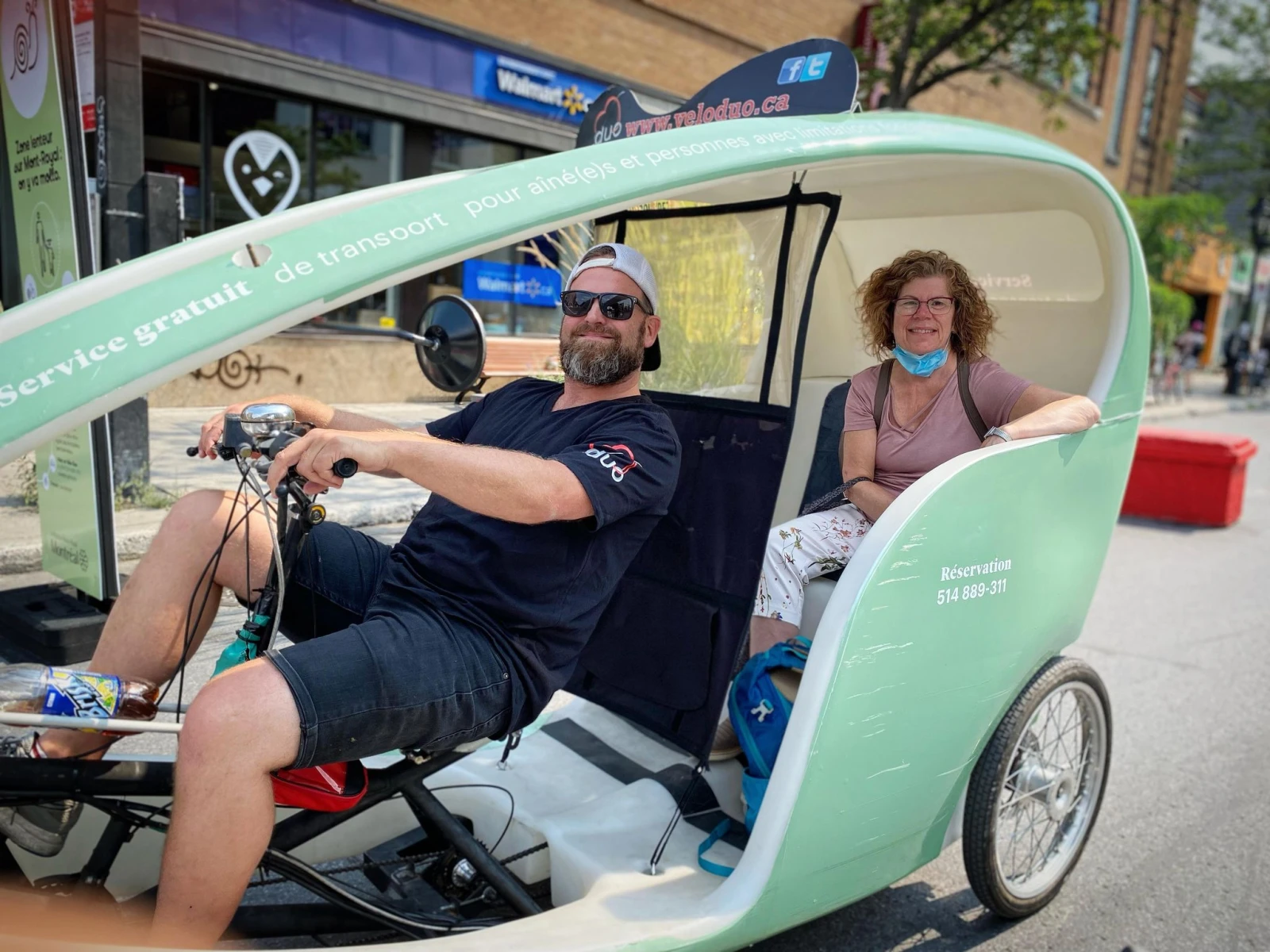 Un premier trajet tout sourire.