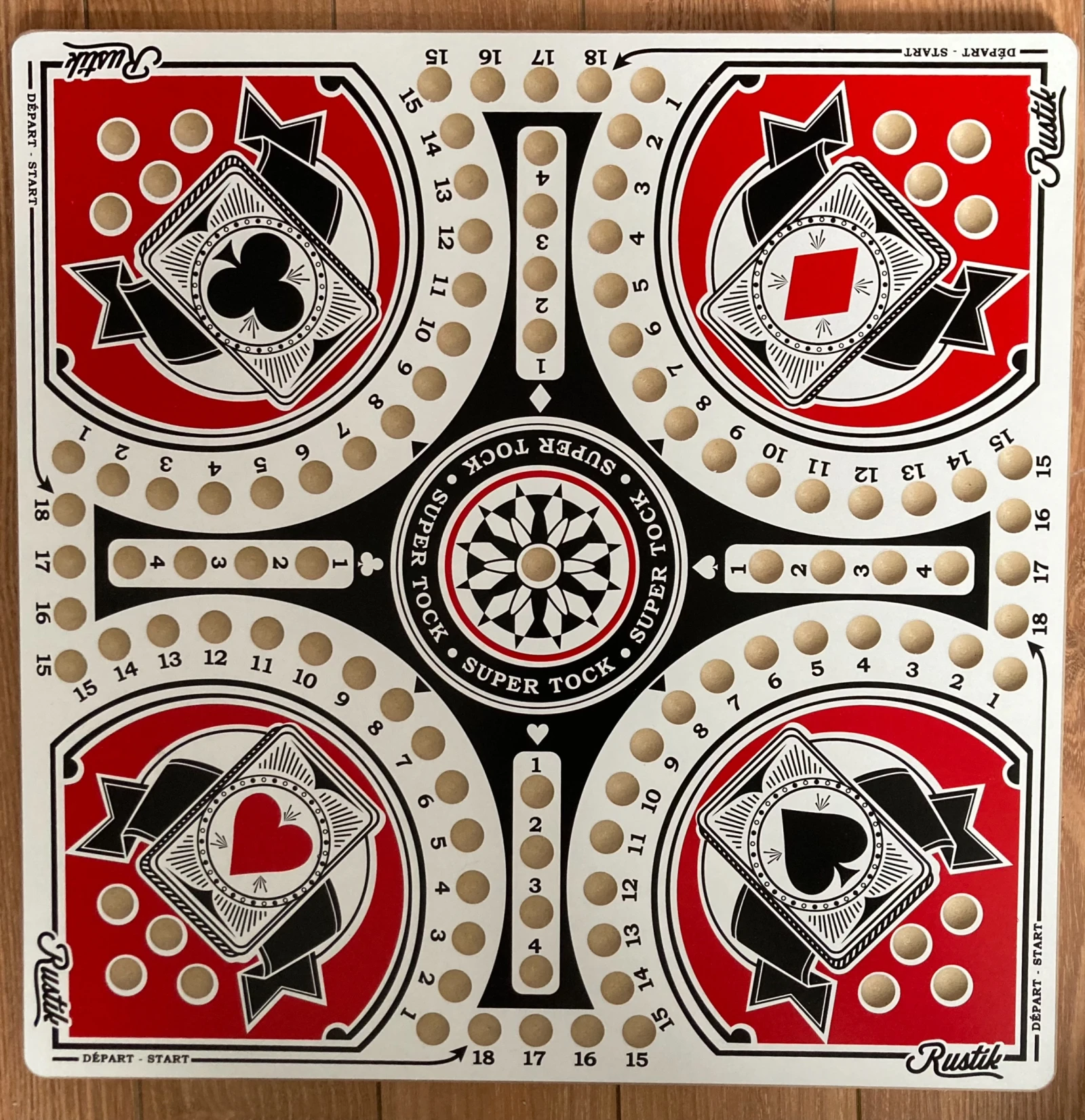 Un magnifique jeu de tock (ou « un magnifique jeu de toc »)