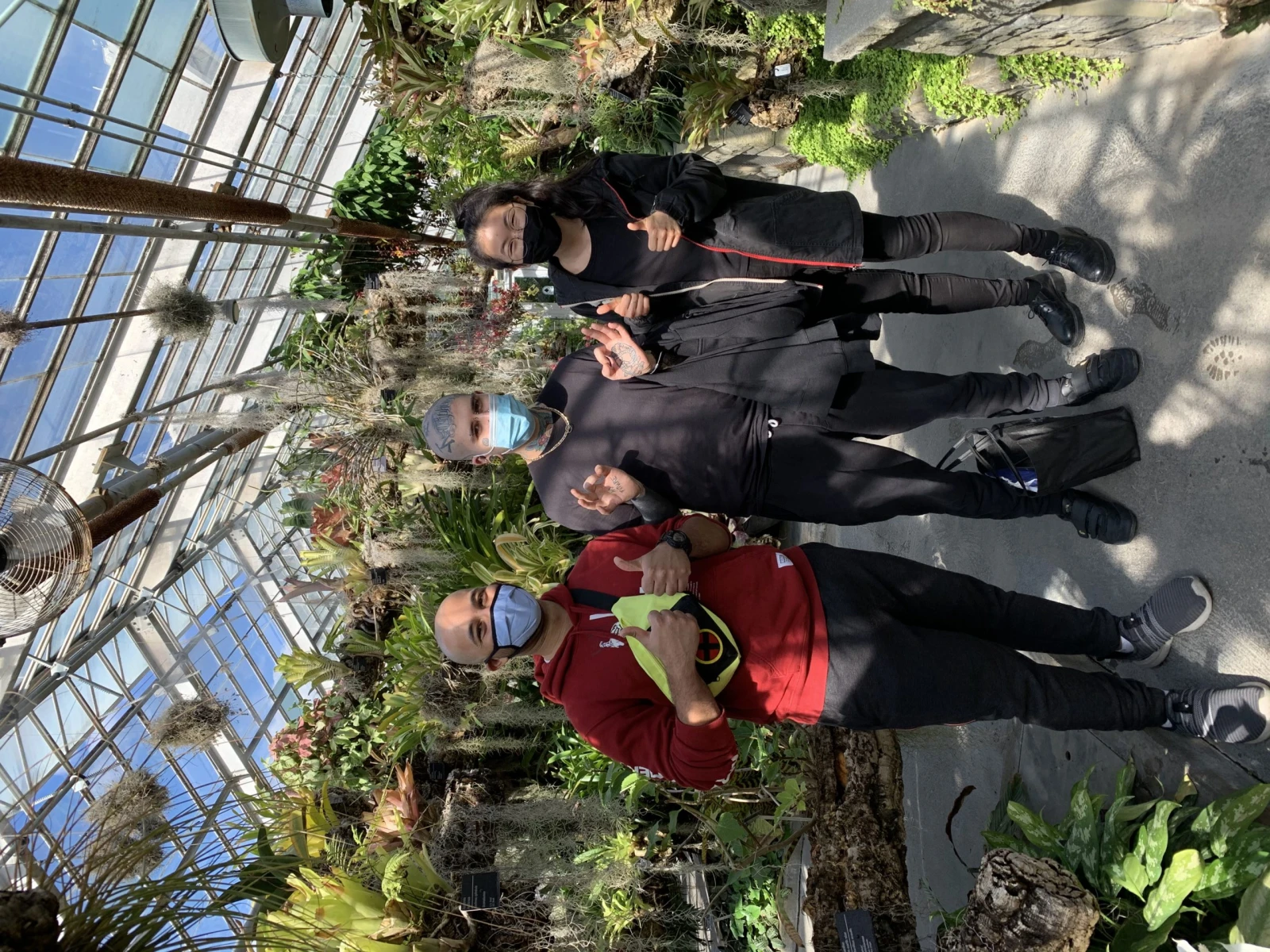 Eddy (à gauche), Olivier et Ève