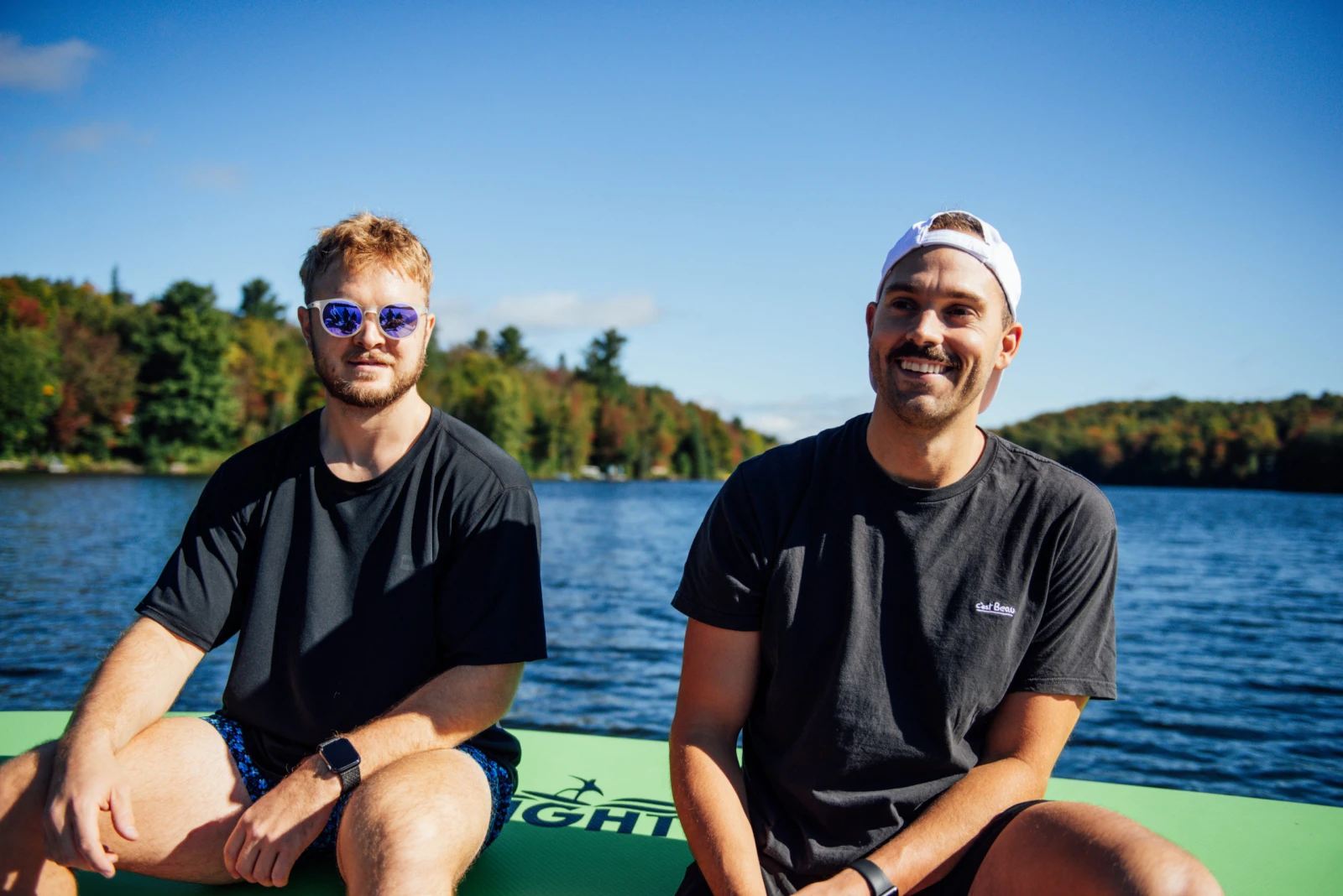 Nicolas Leduc-Savard (à gauche) et Xavier Desharnais