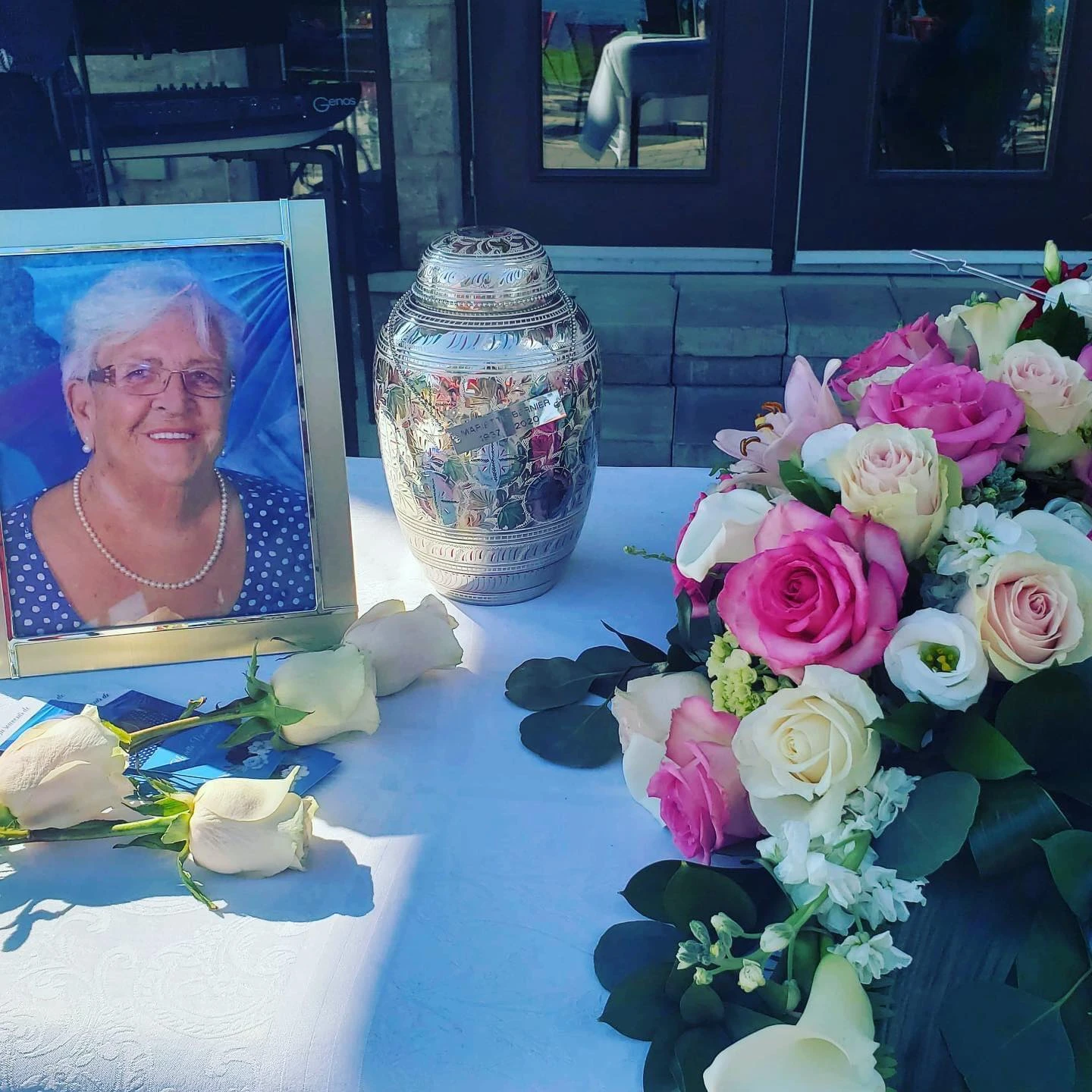 Une cérémonie intime pour un personnage de Lavaltrie.