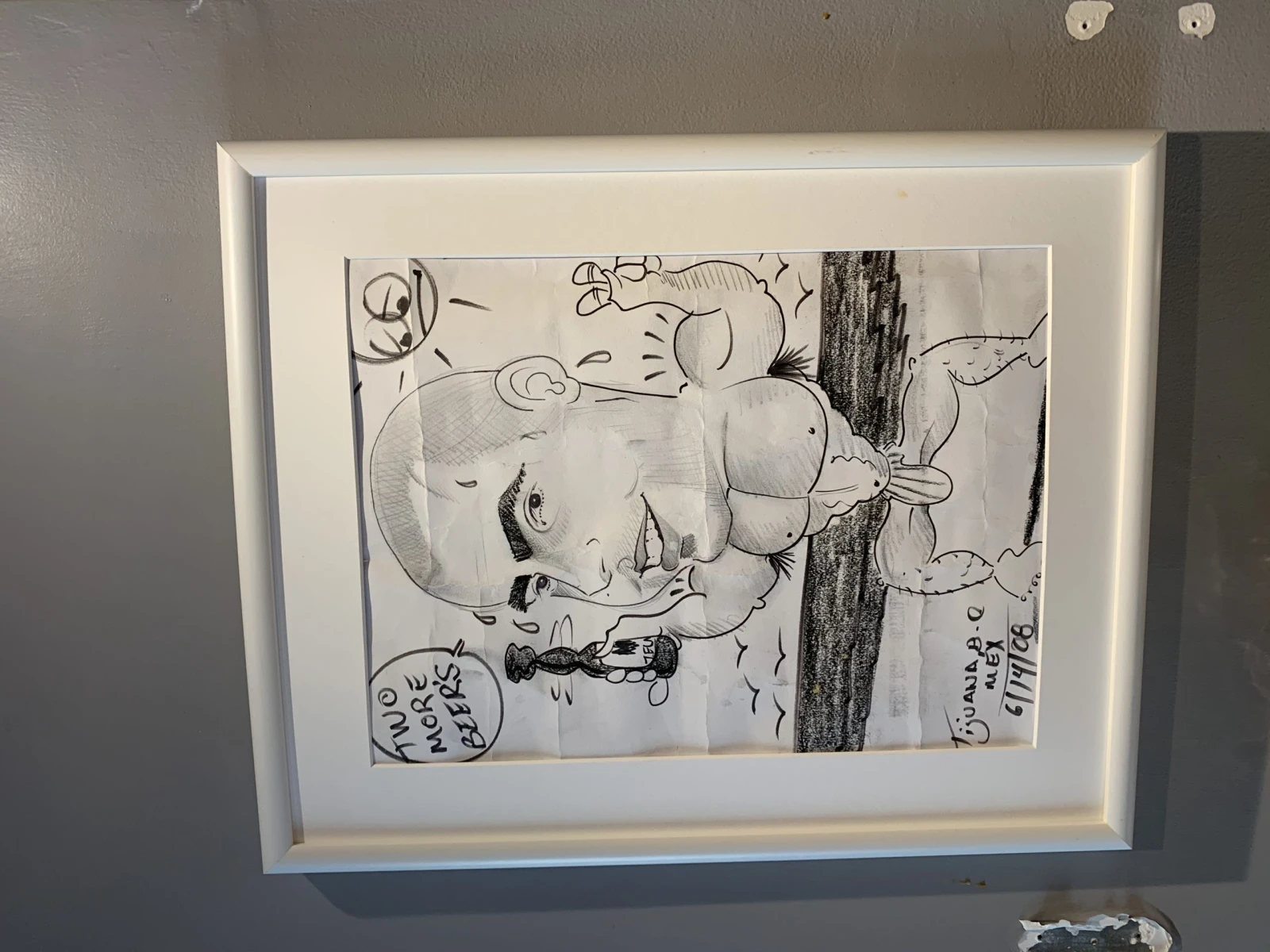 Une caricature de l’analyste politique faite lors d’un voyage au Mexique. Pas en avril dernier.