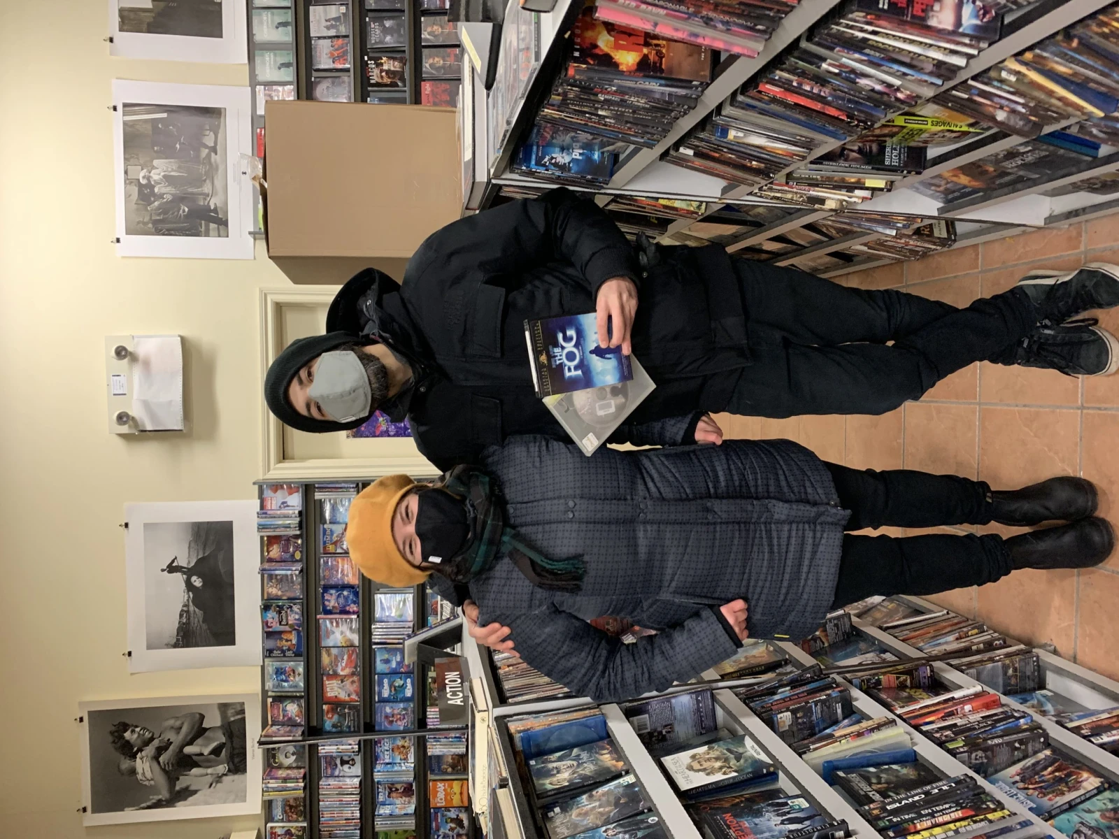 Philomène et Dimitri fiers de leurs trouvailles