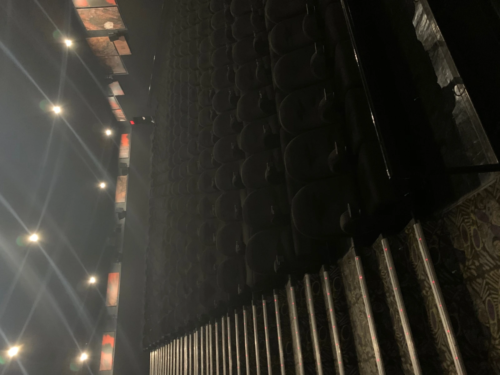 Photo prise 5 minutes avant le début de la projection