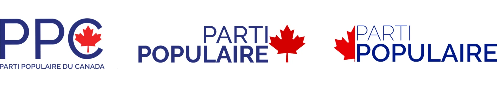 Parti populaire du Canada C’est quoi, ce bordel? Le parti est tout neuf, mais il a déjà trois, quatre, cinq logos différents? Par où commencer? Mettons que le «vrai» logo est celui qu’on retrouve le plus souvent et qui dit simplement «PPC». Pas grand-chose à dire, sinon qu’il est bleu avec une feuille rouge, comme chez les conservateurs, que la feuille est captive dans le C, comme chez les conservateurs, et que l’ensemble est drabe et peu inspiré, comme… bon, vous avez compris l’idée.
