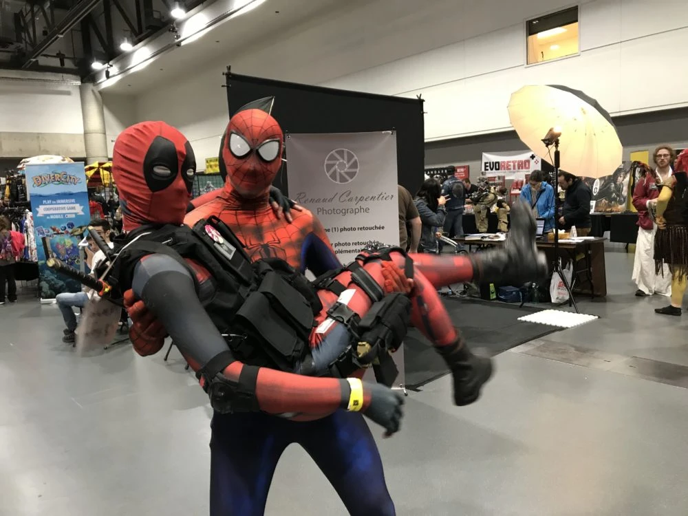 Spiderman et son bon ami Deadpool