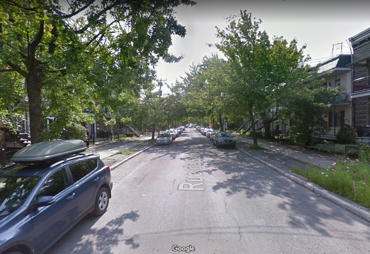 Aujourd’hui, y’a surtout des arbres sur St-Vallier.