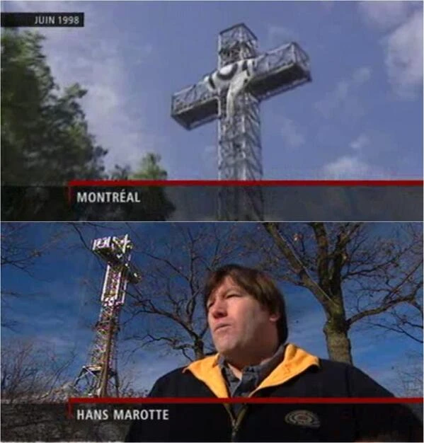 URBANIA n’est pas responsable des poursuites encourues et des fractures résultant d’une chute de la croix.