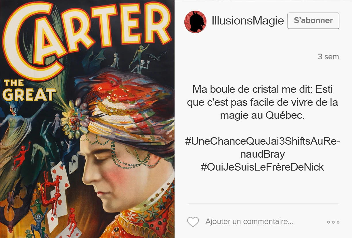 Texte: Marie-Lyne Joncas / Carter The GreatThe OtisLithographs Co.Cleveland,1926M2014.128.79 © Musée McCord Museum/ McCord Museum