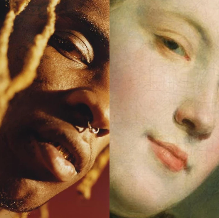 Peinture originale : A Girl with a Flower in Her Hair by Pietro Rotari (1760-1762)