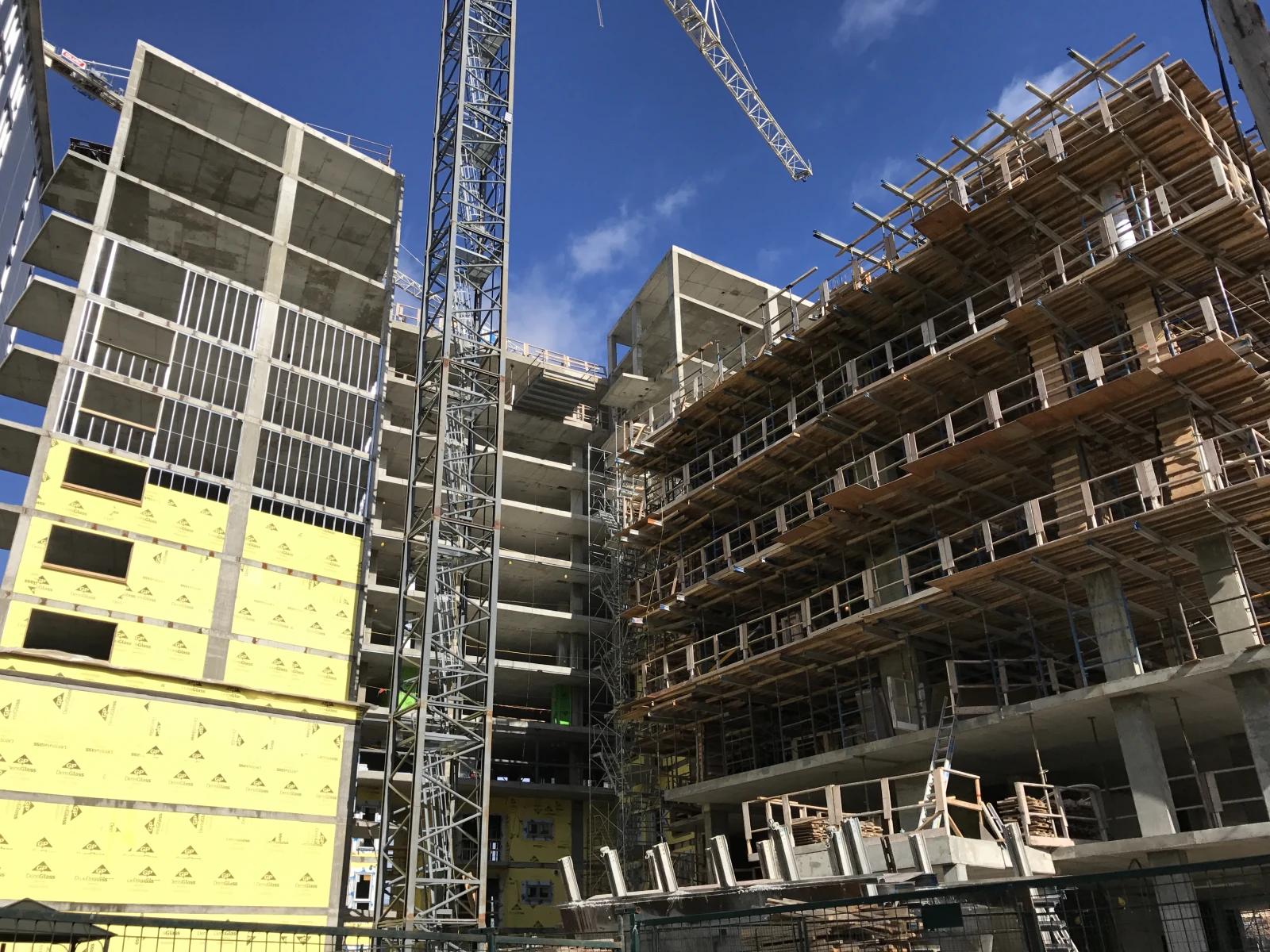 Le projet Brickfields en construction.