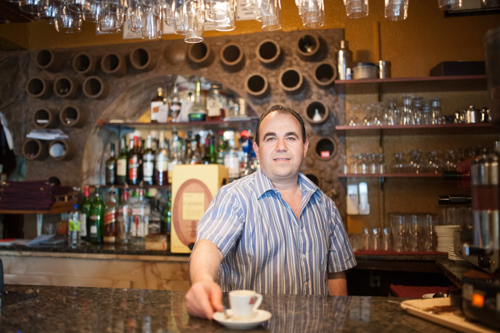 Joao Gonçalves copropriétaire du restaurant.