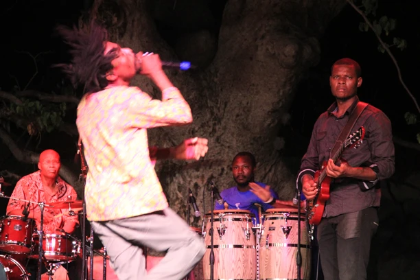 Un extrait de la prestation du groupe de Jacmel 45 Soldiers. Crédit photo: Safimag / Festival de l’Amitié