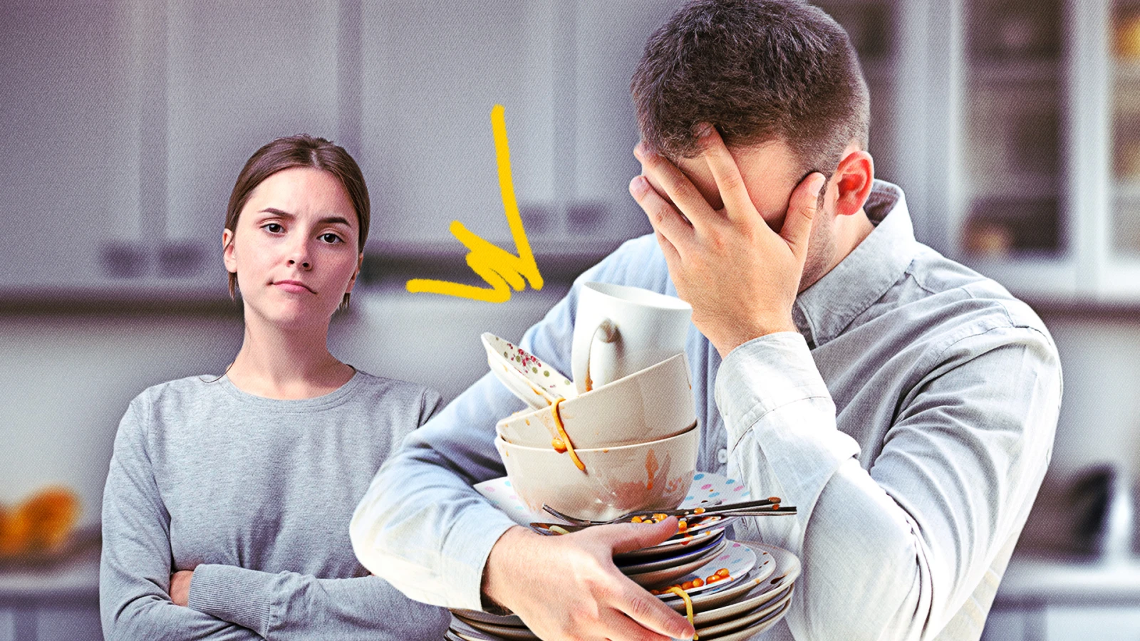 Votre chum « oublie » certaines tâches ménagères? C’est peut-être de l’incompétence stratégique