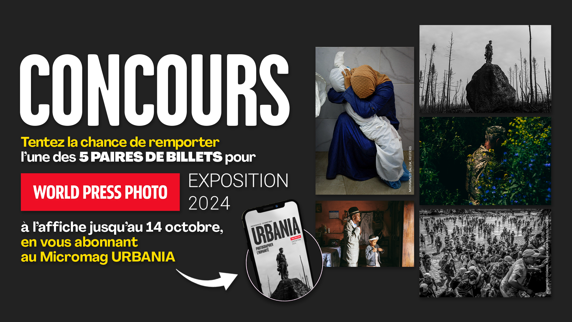 Gagnez une paire de billets pour l’expo World Press Photo Montréal ...