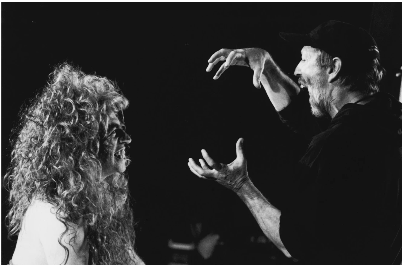 Julien Poulin et Pierre Falardeau sur le plateau de « Miracle à Memphis ». Crédit photo : Carl Valiquet.