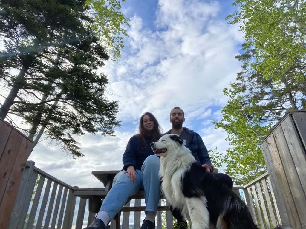 Camille, Dominic et Loulou