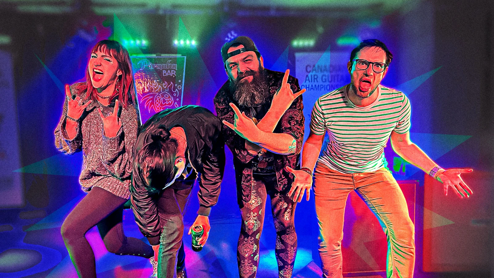 Un samedi soir aux championnats canadiens de « air guitar »