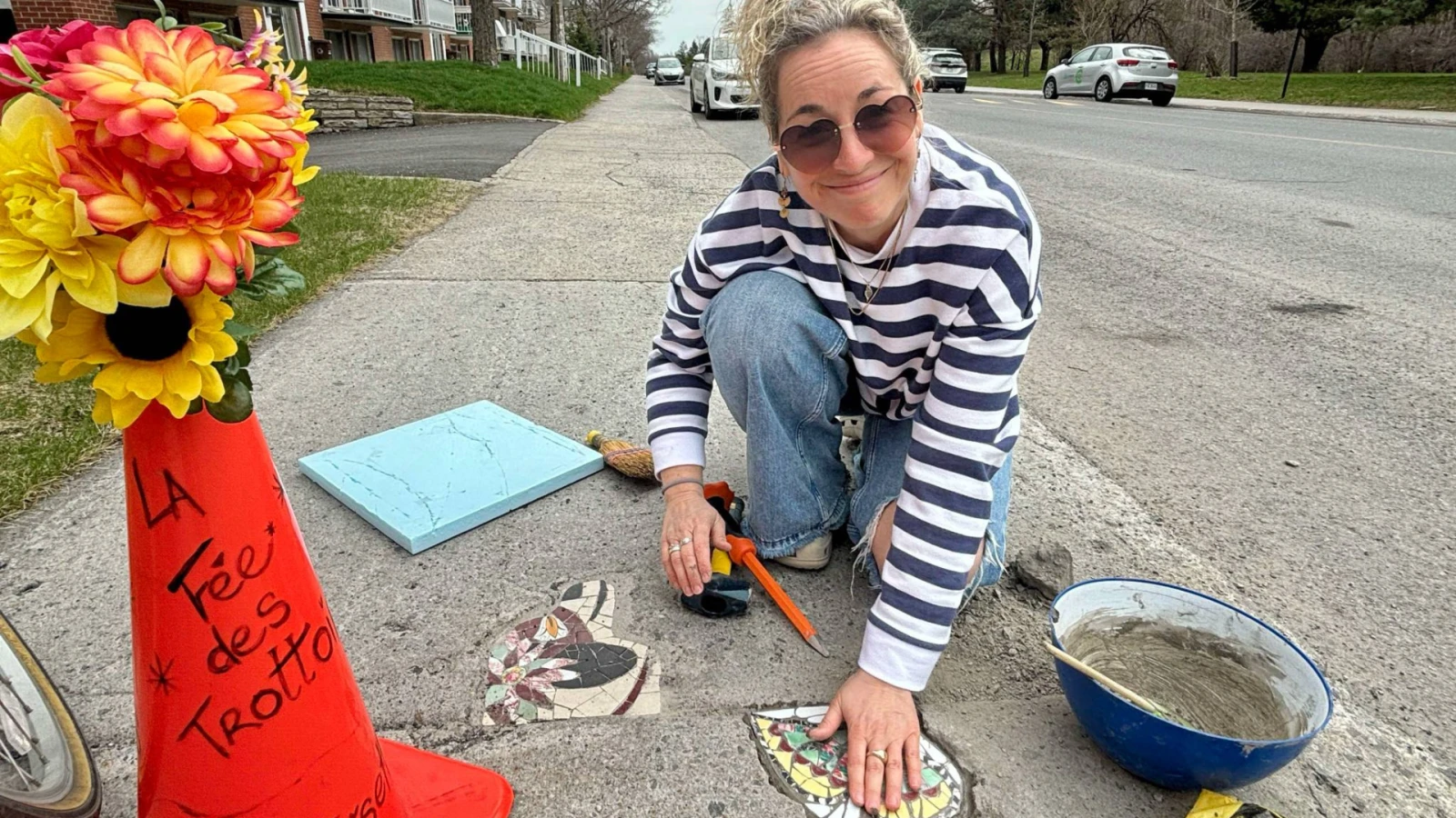 La fée des trottoirs qui en a plein les bras