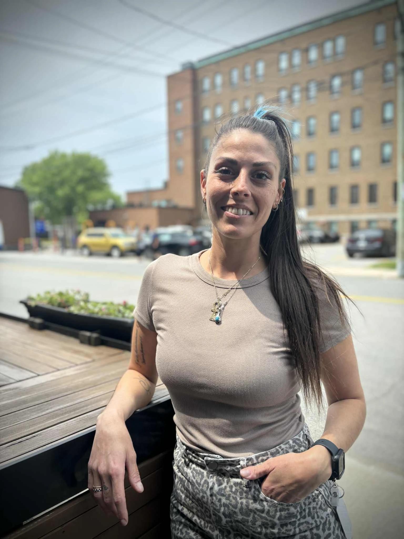 Kelly Nobert, soeur aînée de la famille.