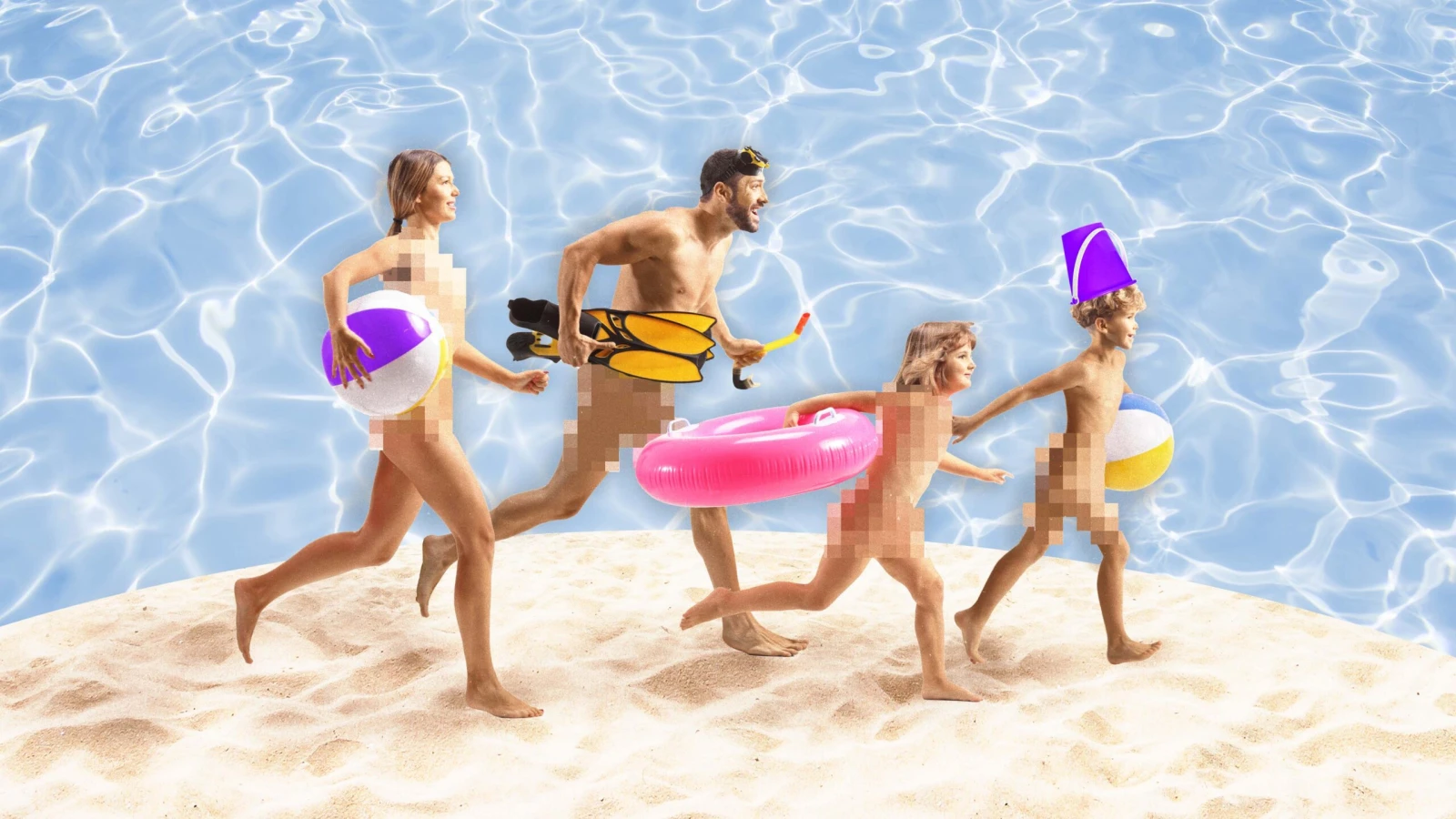 Pratiquer le naturisme en famille