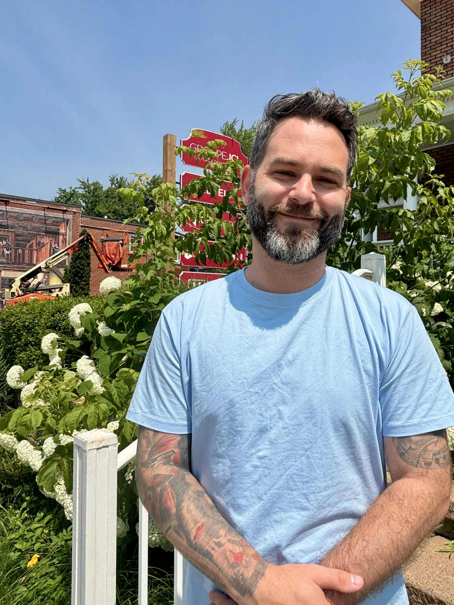 Dany Baribeau, rédacteur en chef de <em>L’Éveil</em>.