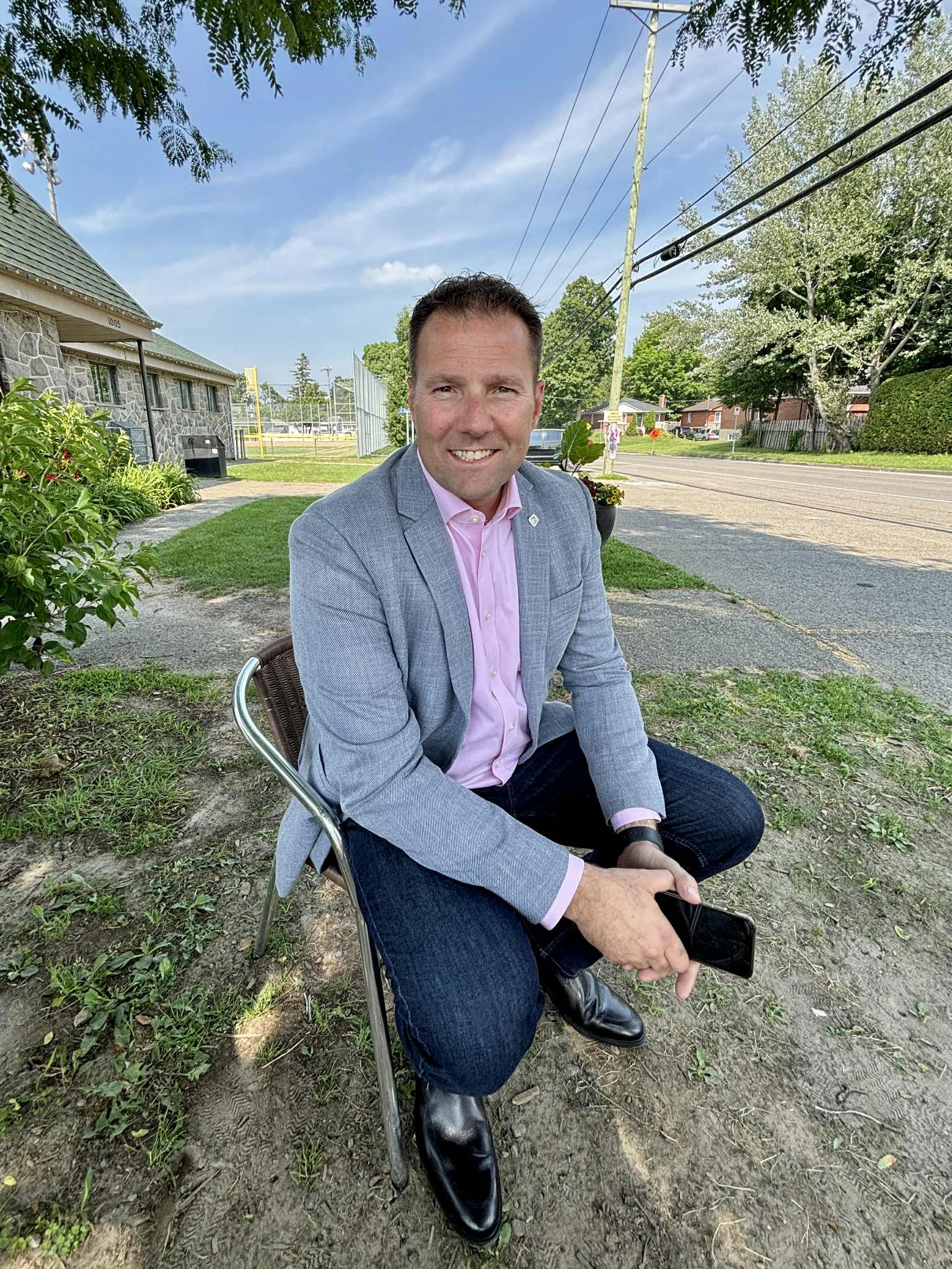 Marc Lamarre, aspirant maire.