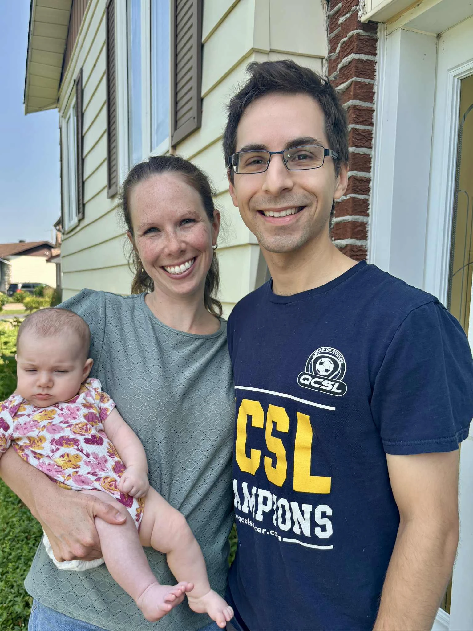 Une famille heureuse eustachoise.