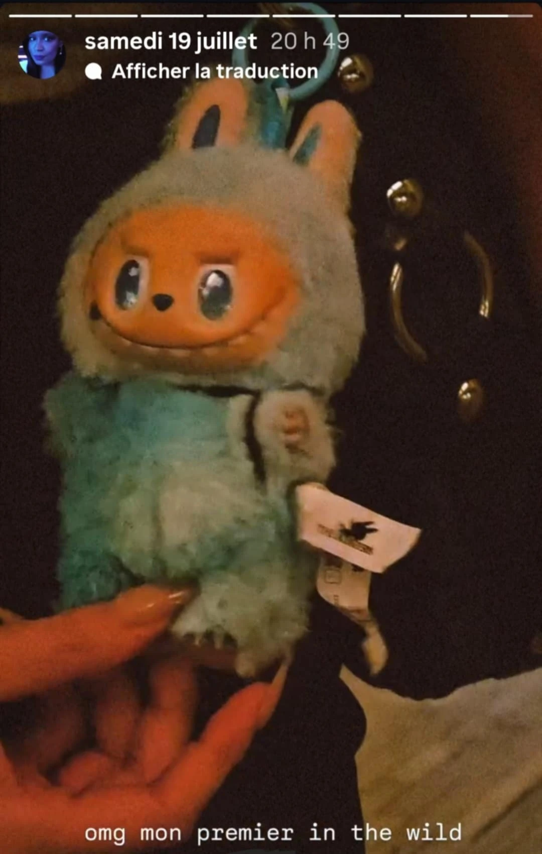 La créature qui a ravivé mes bas instincts.