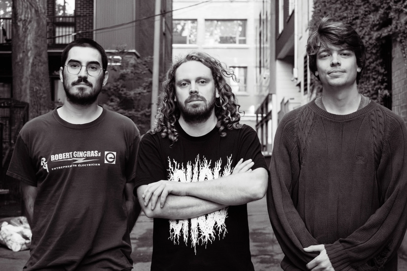 Nicolas Côté, Richard-William Turcotte et Emmanuel Canadian.