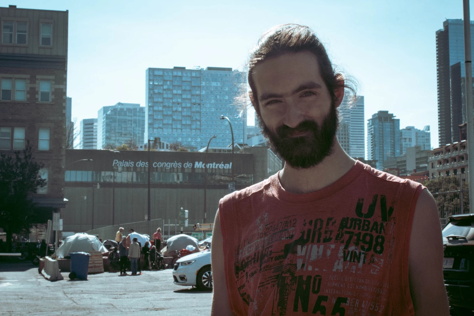 François, un ex-campeur.