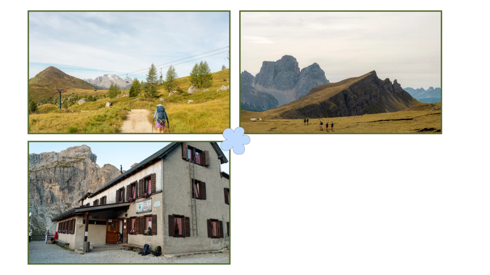 randonnée refuge dolomites italie
