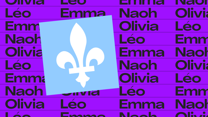 Pourquoi les parents québécois choisissent toujours les mêmes prénoms pour leurs enfants ?