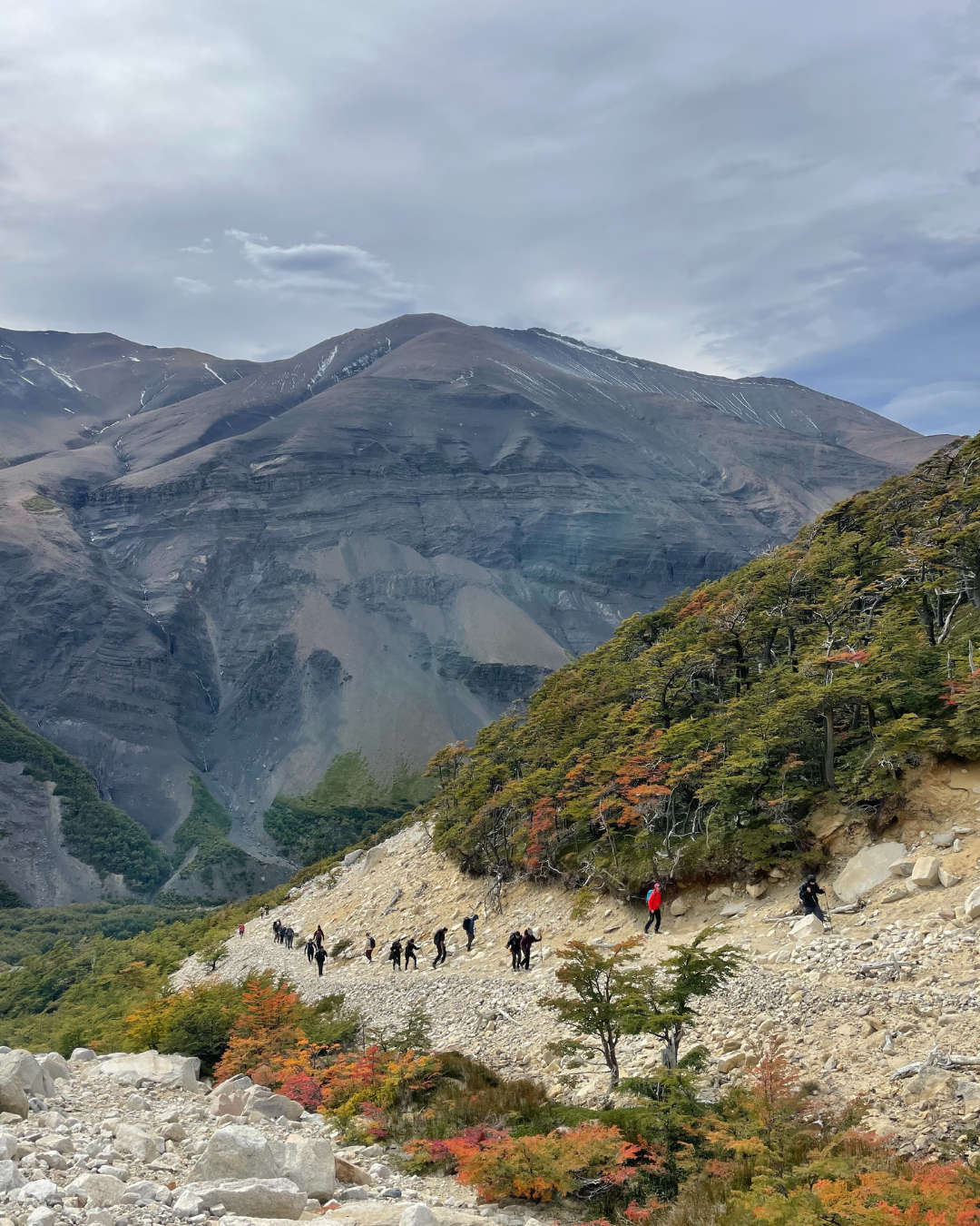 Les couleurs de l’automne sont déjà visibles. (Photo : Charlotte Glorieux)