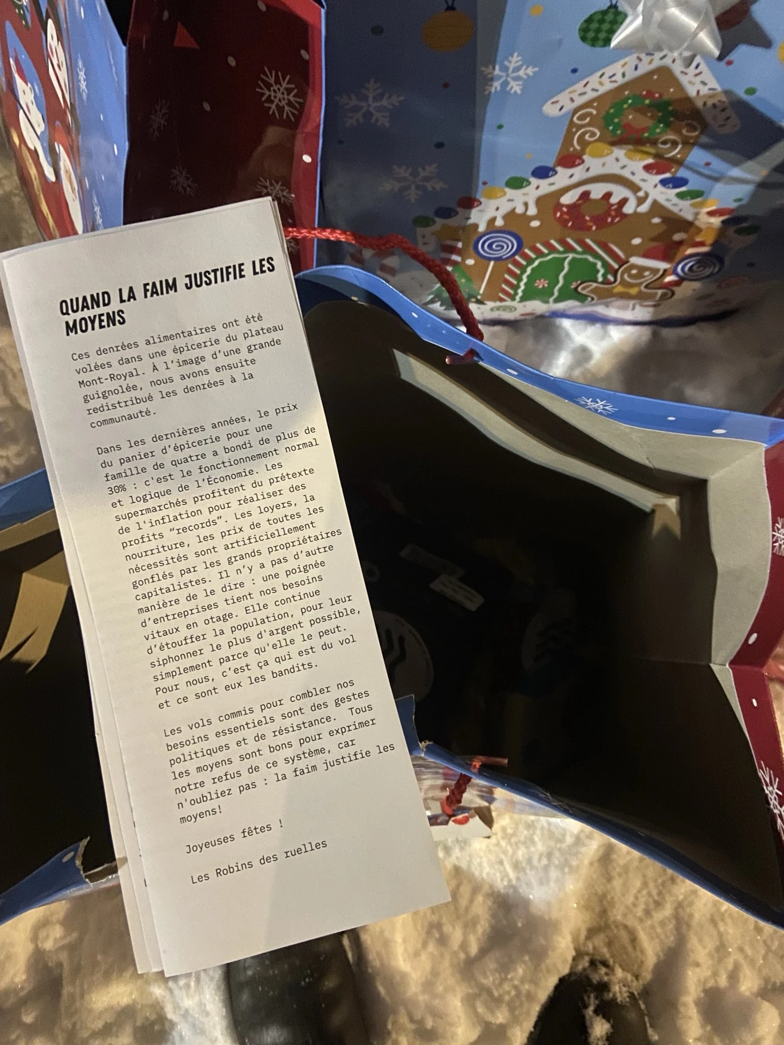 Photo : Robins des ruelles