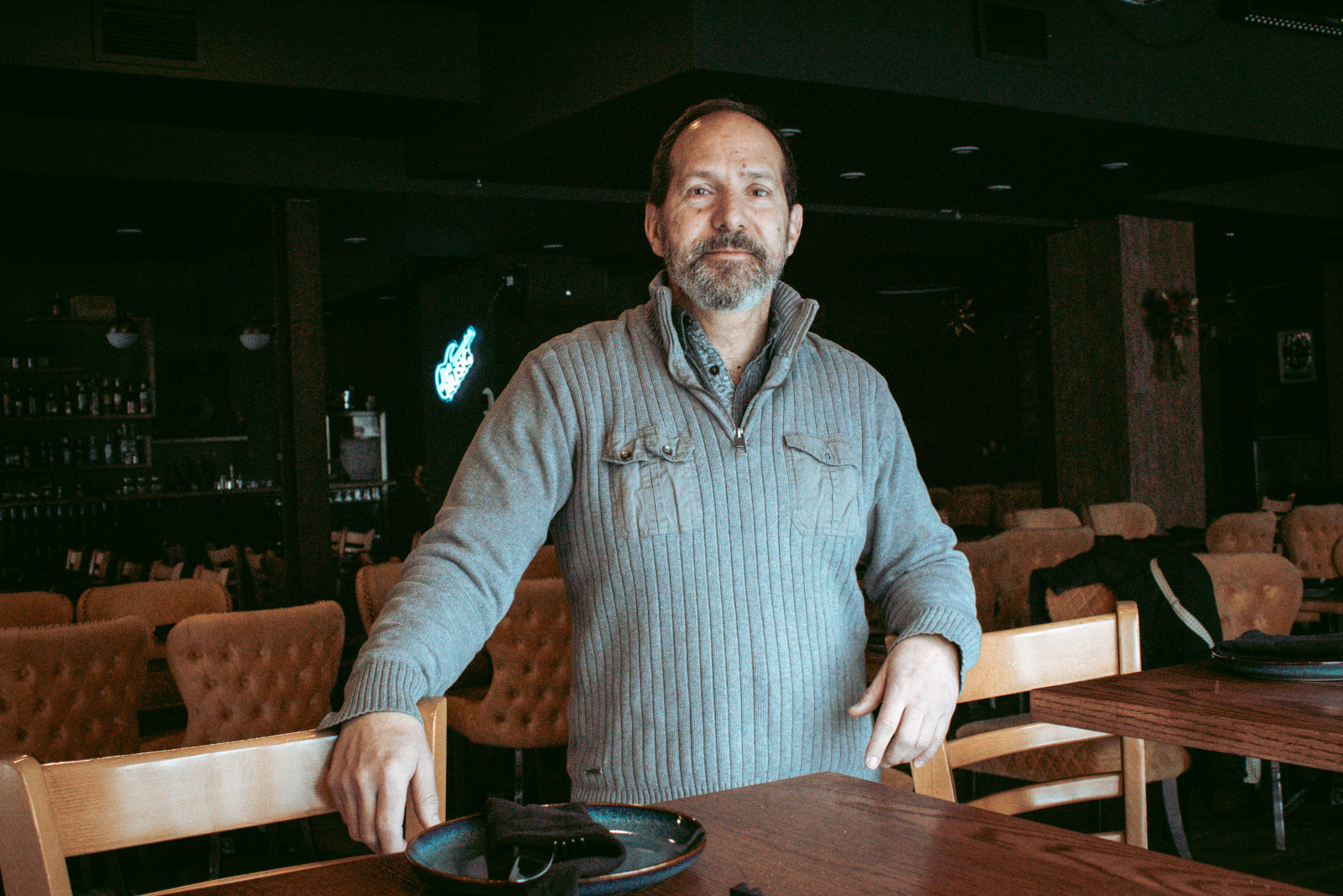 Marco Russo, propriétaire du Bocadillo Bistro, photographié quelques jours auparavant.