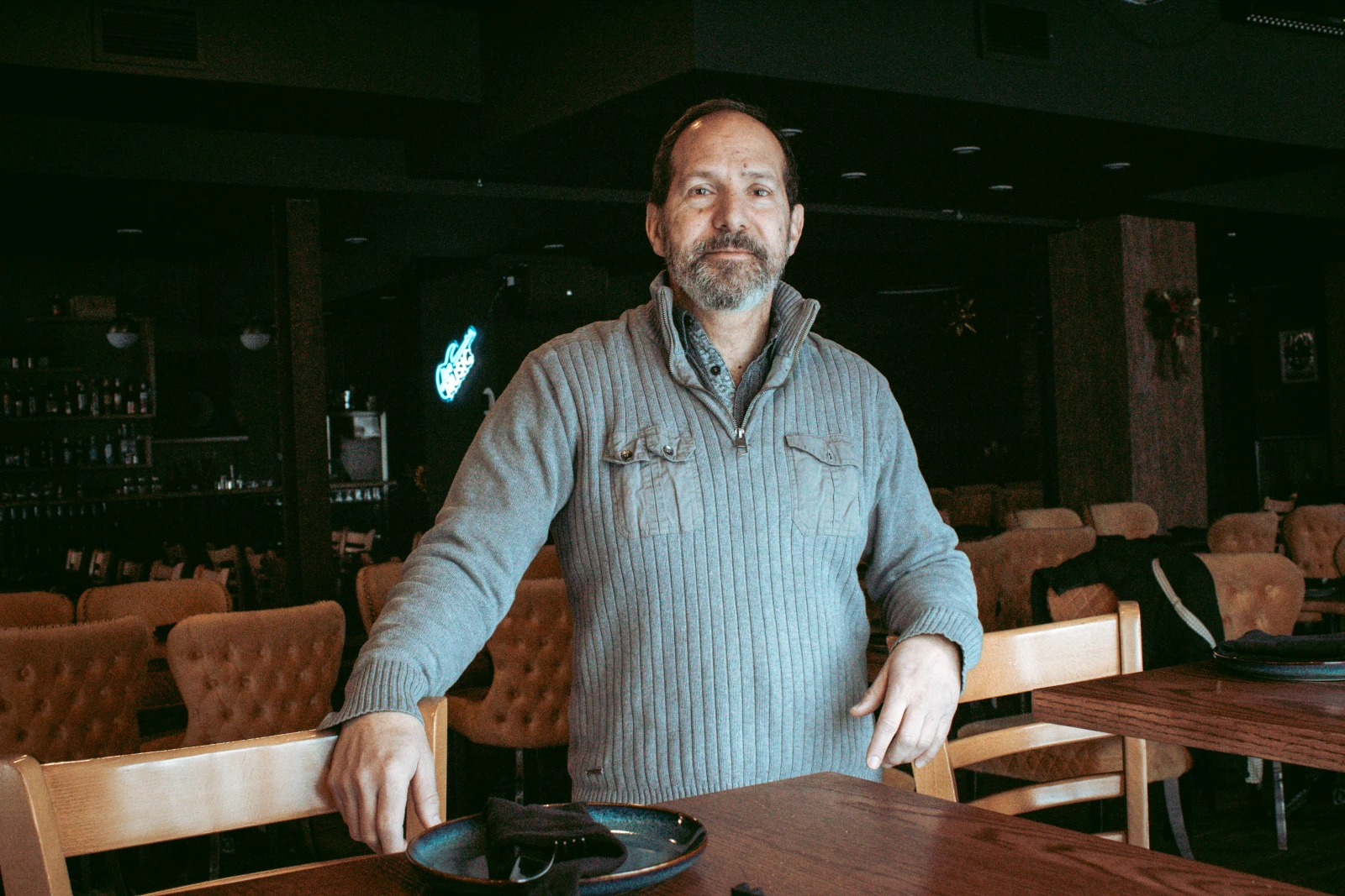 Marco Russo, propriétaire du Bocadillo Bistro, photographié quelques jours auparavant.