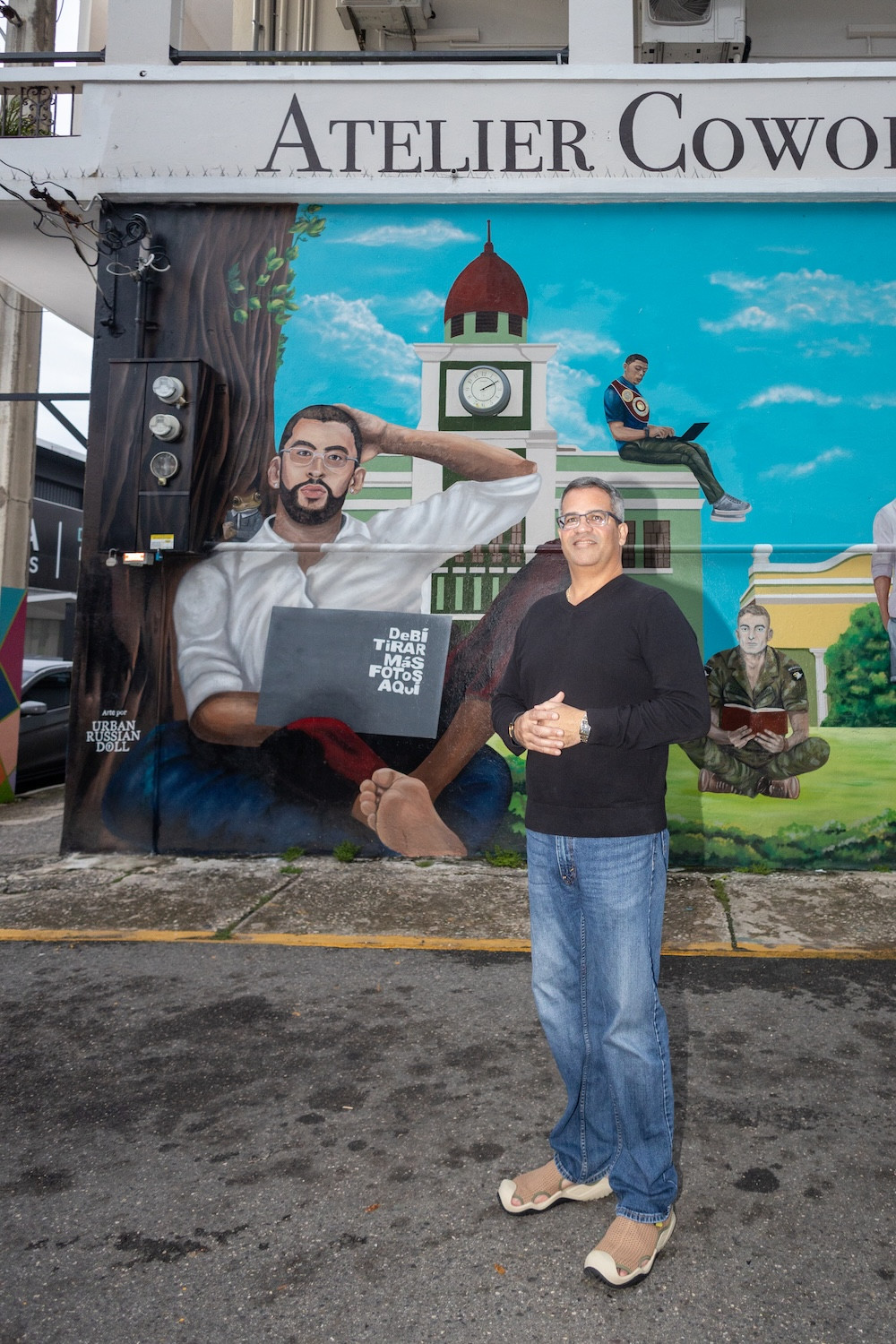 Le maire de Vega Baja, Marcos Cruz Molina.